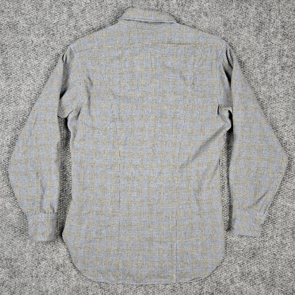 Pendleton Men's Medium Blue Gray Wool Button West… - image 4